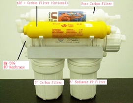 四道式RO純水機 (無馬達) 5"