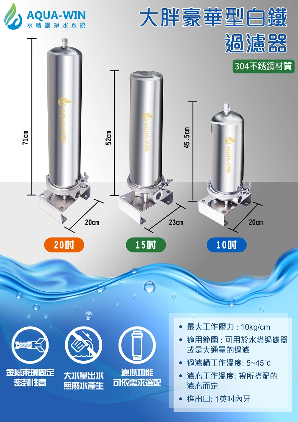 全戶大胖不銹鋼濾殼推薦