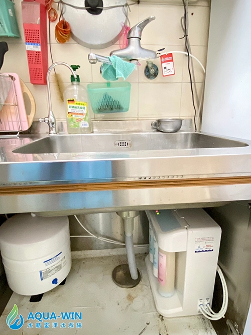 廚下型免儲水桶淨水設備實景