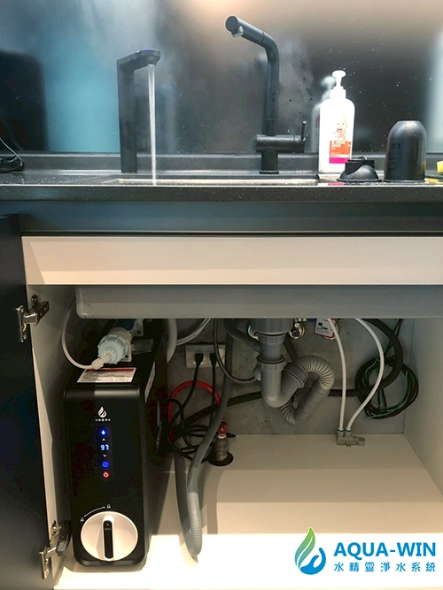 台中梧棲家用安裝 AW-600 廚下 RO 淨熱一體機