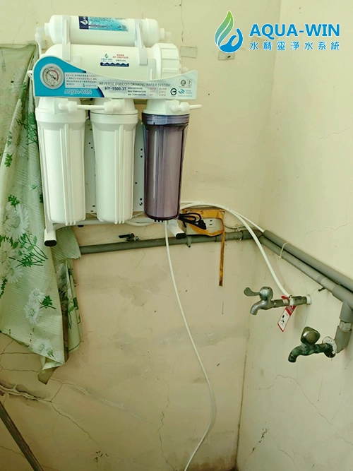 HY-5500-3T 大流量免桶 RO 淨水器，透天家用高用水需求淨水系統