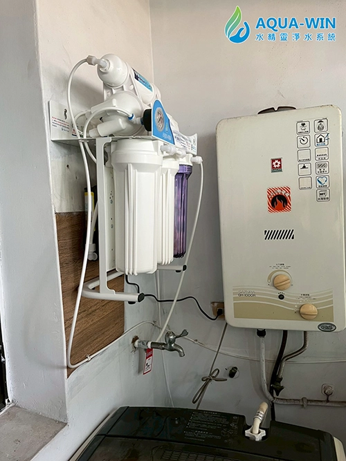 台南仁德區HY5500-3T無桶RO淨水器大流量傳統型安裝案例