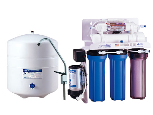 5 Stage Standard Auto Flush Reverse Osmosis Water System【aqua-win】