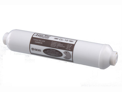 In-Line 1CL-10 Nano-Silver Activated Carbon Filter