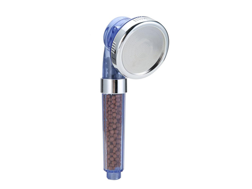 AQ-HSF-05 Handheld Blue Shower Spray Filter (Tourmaline & Dechlorination)