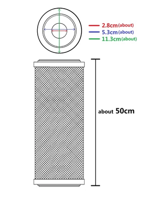  Nano-Silver Block Carbon Filter