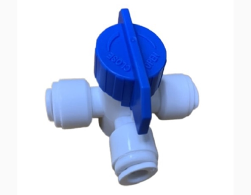 Quick connect Inline Three-Way Ball Valve Z-BV-Q7044 (Tube:1/4" NPT)