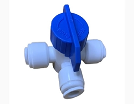 Quick connect Inline Three-Way Ball Valve Z-BV-Q7044 (Tube:1/4" NPT)