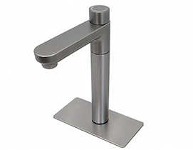 Rotary Dual Outlet Faucet (Gray / 1/4")