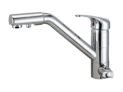 Three-in-one faucet (hot / cold / ro-pure water)