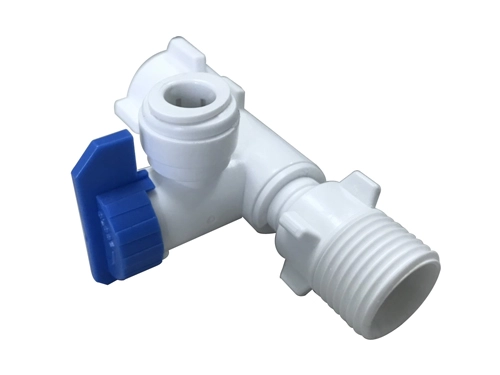 BV-EZ-FA0608 Ball Valve+Faucet Adapter 3/8" ,1/2"