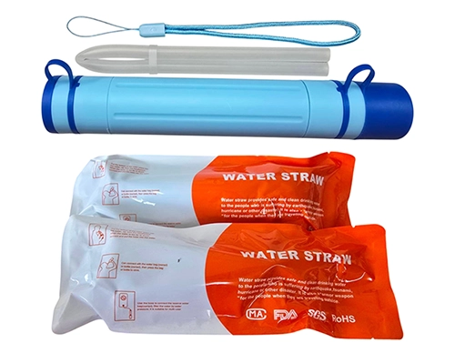 Portable Outdoor Straw Water Filter